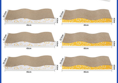 Grebalica za mačke od valovitog papira - set od dva ili više komada