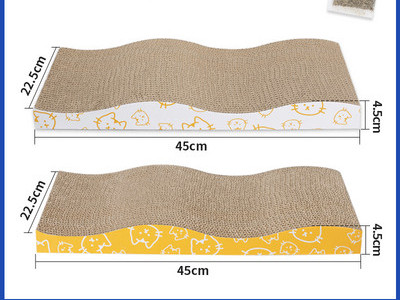 Grebalica za mačke od valovitog papira - set od dva ili više komada