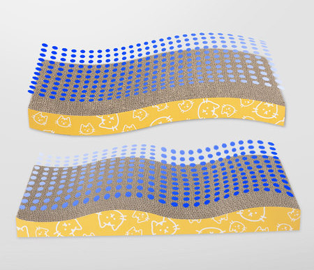 Grebalica za mačke od valovitog papira - set od dva ili više komada