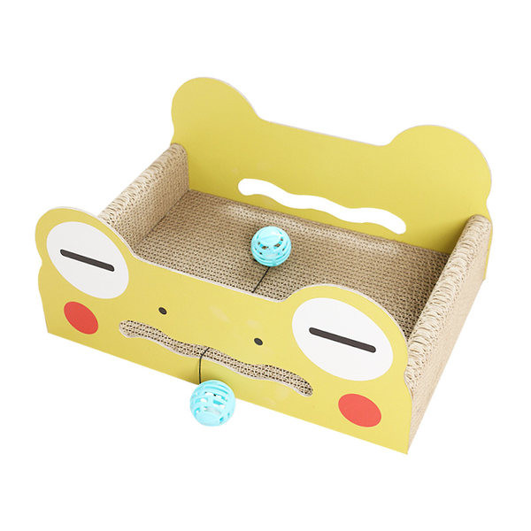 FrCat scarlet cu minge de jucarie