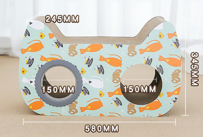 Ribalica od valovitog papira za mačke