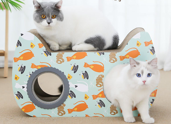 Ribalica od valovitog papira za mačke