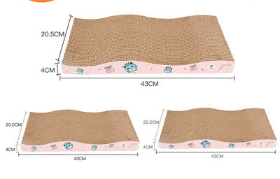 Mai multe modele de zgarieturi pentru pisici din hartie ondulata