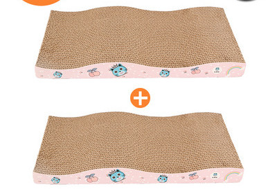 Mai multe modele de zgarieturi pentru pisici din hartie ondulata