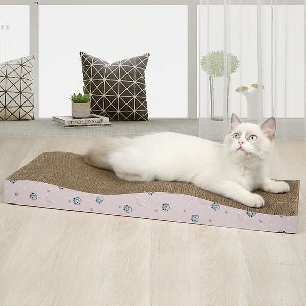 Mai multe modele de zgarieturi pentru pisici din hartie ondulata