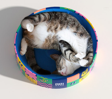 Zgarietor rotund pentru pisici - doua marimi