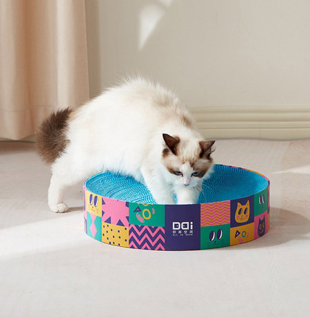 Zgarietor rotund pentru pisici - doua marimi