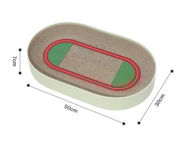 Scarlet pentru pisici din hartie ondulata - diferite dimensiuni