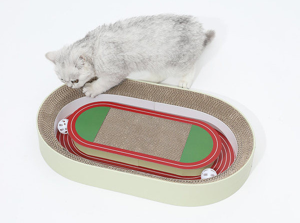 Scarlet pentru pisici din hartie ondulata - diferite dimensiuni