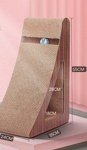 Τουαλέτα και  ξύστρα για  γάτας από κυματοειδές χαρτί