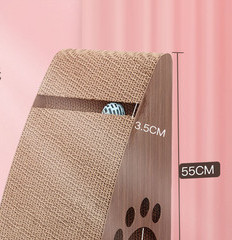 Τουαλέτα και  ξύστρα για  γάτας από κυματοειδές χαρτί