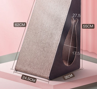 Τουαλέτα και  ξύστρα για  γάτας από κυματοειδές χαρτί