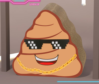 Mâzgălirea pisicilor cu hârtie ondulată