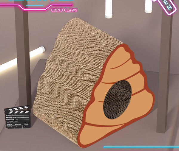 Mâzgălirea pisicilor cu hârtie ondulată