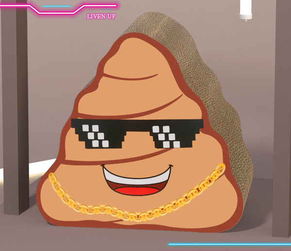 Mâzgălirea pisicilor cu hârtie ondulată