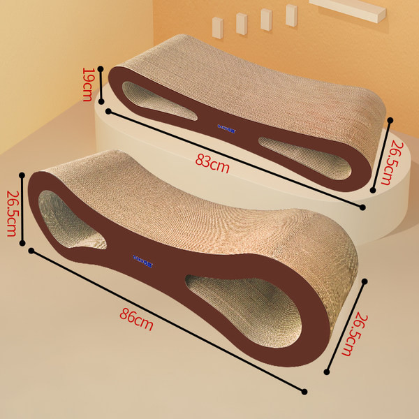 Scarlet pentru pisici cu hartie ondulata - mai multe modele