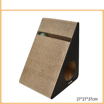 Mačja ploča za škrabanje od valovitog papira s prostorom za spavanje