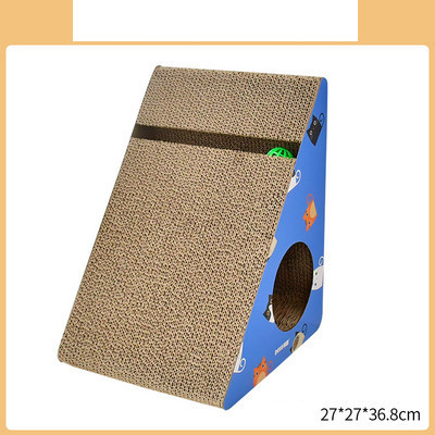 Mačja ploča za škrabanje od valovitog papira s prostorom za spavanje