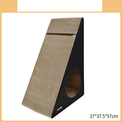 Mačja ploča za škrabanje od valovitog papira s prostorom za spavanje