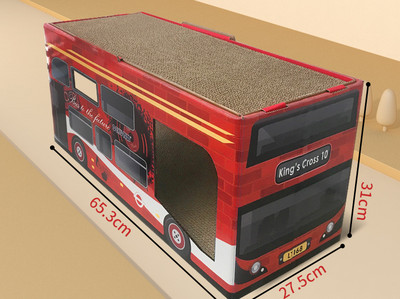 Casa combinata si zgarietorul pentru pisici - doua modele