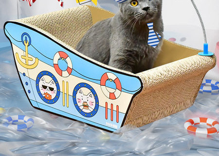 Gofrētā papīra kaķu skrāpis