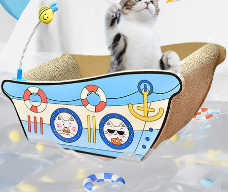 Gofrētā papīra kaķu skrāpis