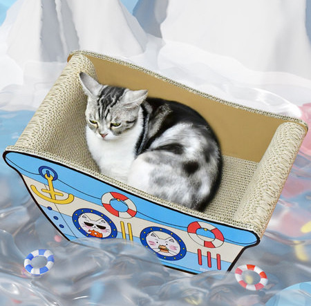 Gofrētā papīra kaķu skrāpis