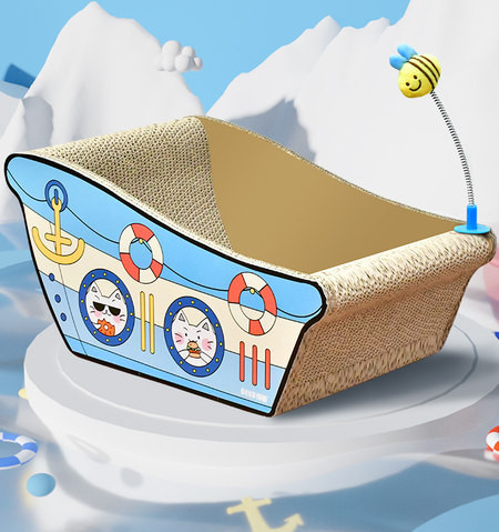 Gofrētā papīra kaķu skrāpis