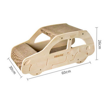Zgarietoare din lemn pentru pisici in cinci modele