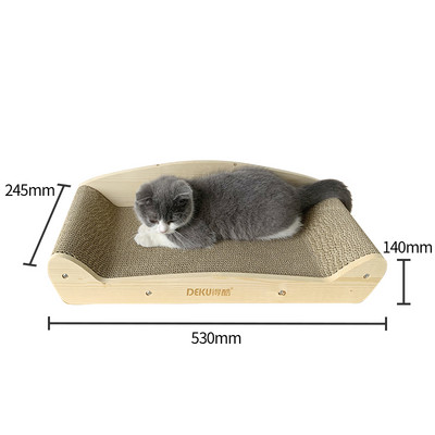 Zgarietoare din lemn pentru pisici in cinci modele