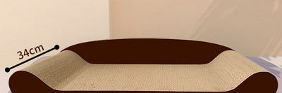 Krevet za grebanje od valovitog papira