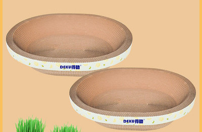 Racleta din hartie ondulata pentru pisici - mai multe modele