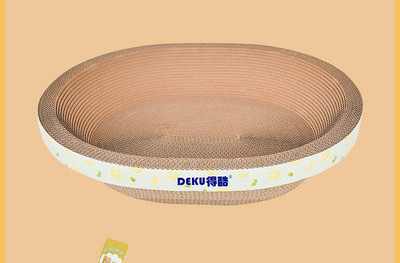 Racleta din hartie ondulata pentru pisici - mai multe modele