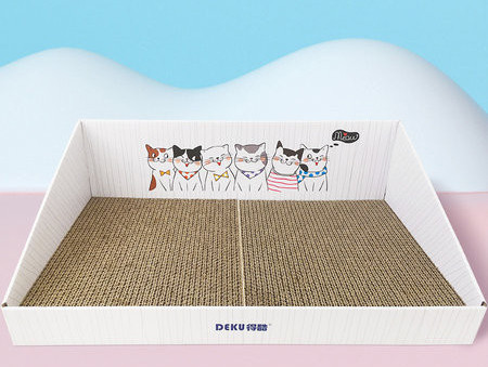 Grebalica za mačke od valovitog papira