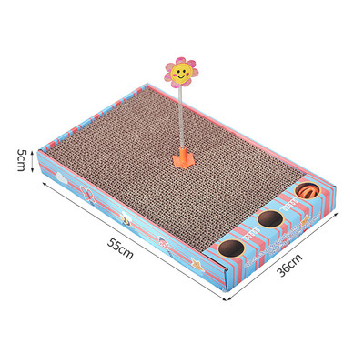 Ξύλινο παιχνίδι για γάτες με ξύστρα