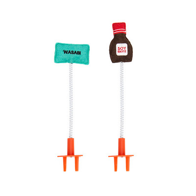 Ξύλινο παιχνίδι για γάτες με ξύστρα