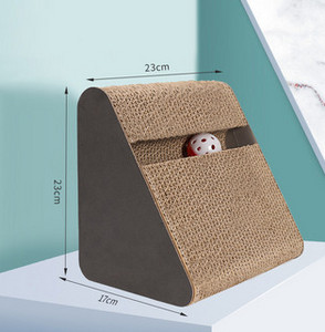 Ξύστρα γάτας με κυματοειδές χαρτί - πολλά μοντέλα