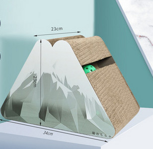 Ξύστρα γάτας με κυματοειδές χαρτί - πολλά μοντέλα