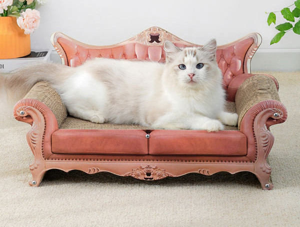 Ξύστρα σε σχήμα καναπέ για γάτες