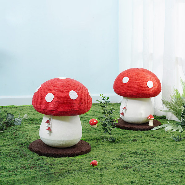 Ξύστρα γάτας σε σχήμα μανιταριού