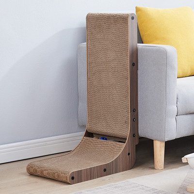 Placa de zgariat din lemn pentru pisici