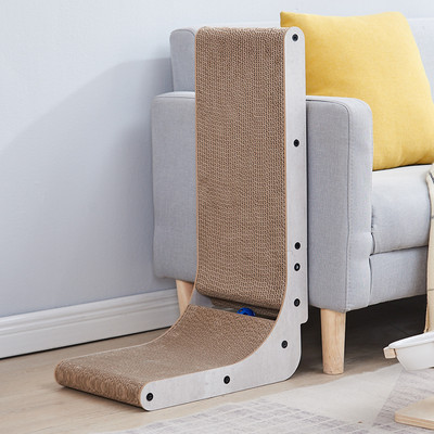 Placa de zgariat din lemn pentru pisici