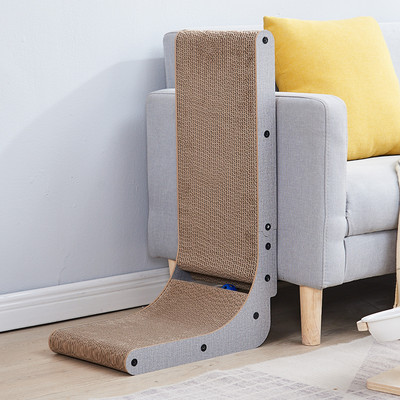 Placa de zgariat din lemn pentru pisici