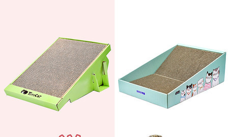 Ξύστρα γάτας διαφορετικά μοντέλα