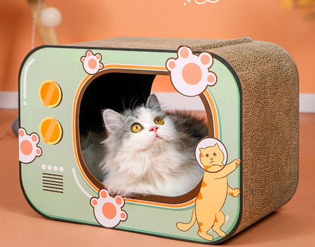 Scarlet pisici hartie ondulata mai multe modele