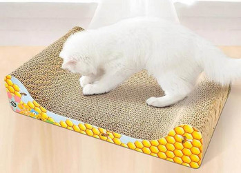 Κρεβάτι γάτας από κυματοειδές χαρτί