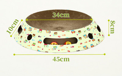 Scarlet pisici din hartie ondulata - diferite modele