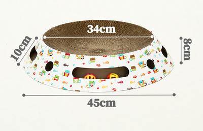 Scarlet pisici din hartie ondulata - diferite modele