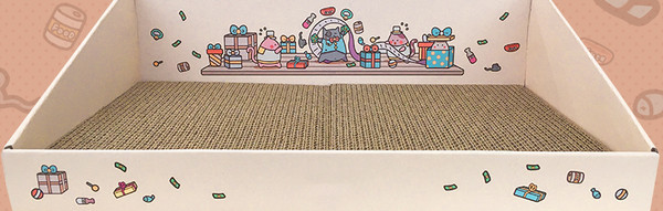 Lainepaberist ristkülikukujuline kassikraabits