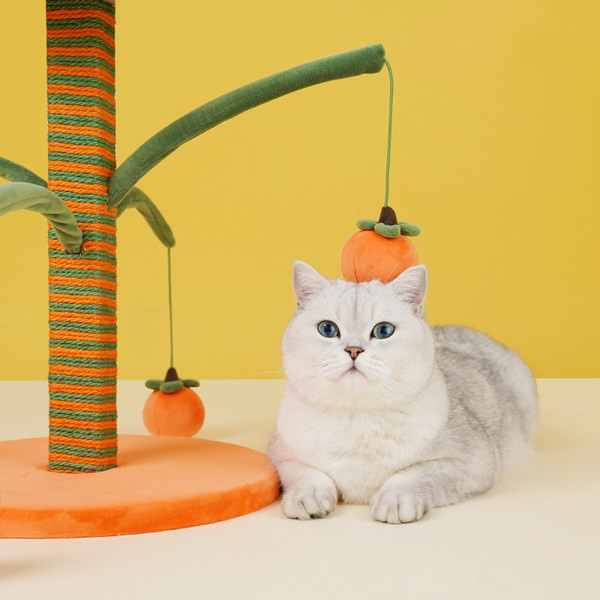 Scârbitor de jucărie cu coloană pentru pisici